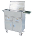 Изображение 1m Height Stainless Steel Hospital Medical Trolleys Anti-Rust