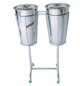 Stainless Steel Hand Soaking Drum With Trestle RD For Jospital Use