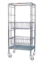 Изображение Hospital Stainless Steel Delivery Carts Medical Trolley With Basket