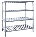 Изображение Easy Clean Stainless Steel Medical Goods Rack For Hospital Office / Room