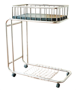 Show details for Movable Stainless Steel Hospital Baby Crib Weight Load 60kgs   800 X 500 X 610mm Picture of Movable Stainless Steel Hospital Baby Crib Weight Load 60kgs   800 X 500 X 610mm