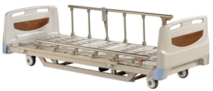 Three Function Electric Extra Low Homecare Hospital Bed With 4-Part Bedboard