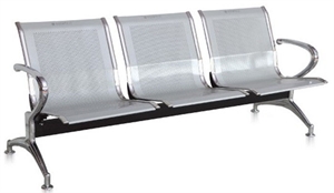 Agrandir l'image de 3-Seater Steel Hospital Furniture Chairs For Waiting Area / Room Image de 3-Seater Steel Hospital Furniture Chairs For Waiting Area / Room