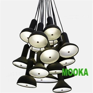 Picture of Torch Bunch Pendant Lamp (10 Shade)