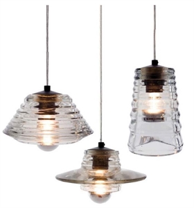 Image de Tom Dixon Pressed Glass Pendant Lamp