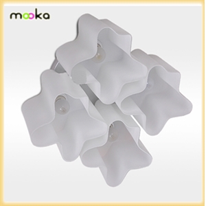 Image de Artemide Logico Quadruple Nest ceniling Lamp  (4 Glass Chimney)