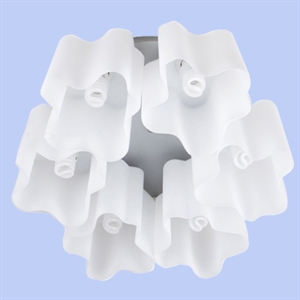 Picture of Artemide Logico Quadruple Nest ceniling Lamp  (6 Glass Chimney)