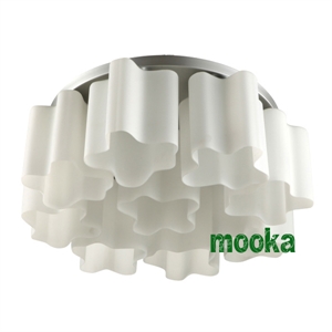 Image de Artemide Logico Quadruple Nest ceniling Lamp  (9 Glass Chimney)