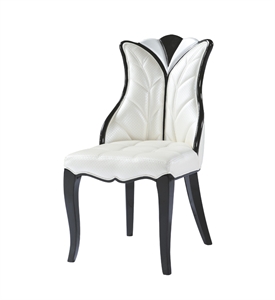 Picture of PU leather dining chair