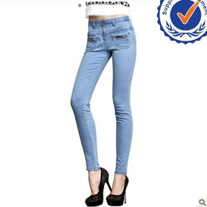 Image de 2013 new arrival fashion design 100 cotton fashion lady skinny jeans LJ014