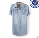 Picture of 2013 new arrival fashion design jeans lady blouses LW002