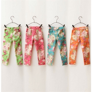 Show details for child jenas with flower printing G64 Picture of child jenas with flower printing G64