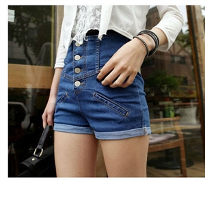 Agrandir l'image de high waist jeans short for 2013 G18 Image de high waist jeans short for 2013 G18
