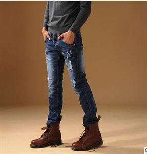 Agrandir l'image de lastest new fashion design men boot cut jeans, welcome OEM and ODM MB049 Image de lastest new fashion design men boot cut jeans, welcome OEM and ODM MB049