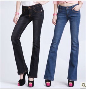 Show details for fashion flare jeans for women WF002 Picture of fashion flare jeans for women WF002
