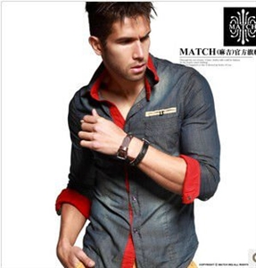 Agrandir l'image de fashion men jeans shirts MW005 Image de fashion men jeans shirts MW005