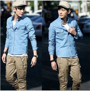 Show details for hot sale men jeans shirts for autumn season MW004 Picture of hot sale men jeans shirts for autumn season MW004