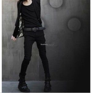 brand men boot cut jeans MB006 の画像