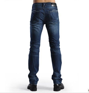 Изображение Europe style fashion hole washing boy slim jeans MK004