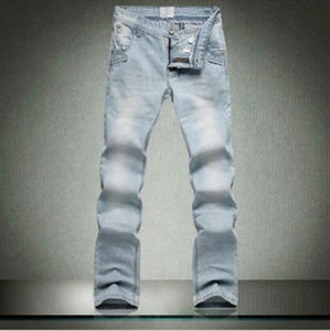Image de light white washing men jeans MS009