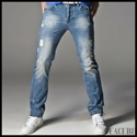 Изображение 2012 new design fashinable slim men fashion jean with perfect wash, can be customized