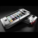 Image de Silver Metal Armored Durable Heavy Duty iPhone 4S Protective Cases with Logo Printing