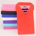 Image de Durable Gauzy Shirt Design Silicone iPhone 4S Protective Cases