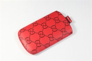 New Arrial Gucci iPhone 4 leather case black with GG on it