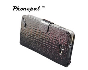 Image de Double Side Crocodile Leather Hard Back Covers Cases Skin for Samsung i9220