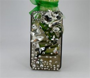 Изображение Clear Black  White Rhinestone Diamond Bling Bling iPhone 4 4s Cases for Cell Phone