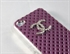 Picture of Chanel brand plating PC border leather PU cover for iphone4 4s