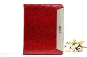 Brand new Snake grain PU leather protective case covers for IPAD2 / IPD3 の画像