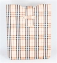 Picture of Buburry texture pouch leather cover for ipad