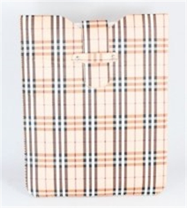 Picture of Buburry texture pouch leather cover for ipad