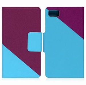 Image de Two Tone Blackberry Protective Case With Stand , Leather Skin Case