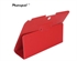 Image de Red soft PU leather blackberry protective case for blackberry playbook 7-inch tablet pc