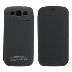 Image de White 2000mA Portable Emergency Charger With Leather Case For 9300