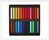 Picture of colorful hair chalk for the beauty