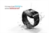 Picture of Bluetooth Smart Watch 1.3" Display Screen BT3.0 for Android 2.3 Above Smartwatch Pedometer Burglar Alarm Music Player