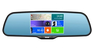 Picture of Front and rear dual high-definition camera GPS rear view mirror