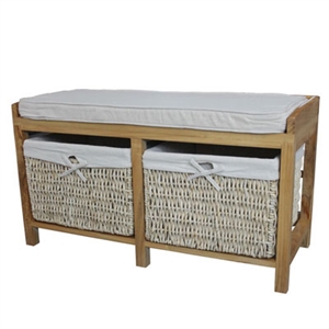 Image de Storage Bench with Baize