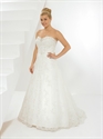 W225 2012 hot sale custom made plus size pure white sweet lace Wedding gownW225 の画像