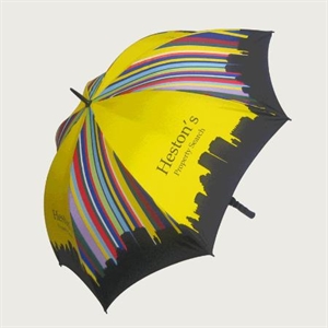 heat transfer printing promotional golf umbrella