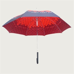 Image de double canopy fiberglass ribs auto open straight umbrella