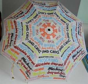 Heat transfer printing 3 folding umbrella