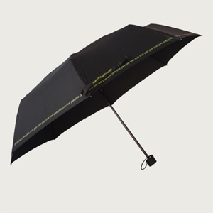 Picture of black color manual 3 folding Umbrella