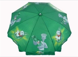 Seven-up Promotion beach umbrella in heatransfer printing