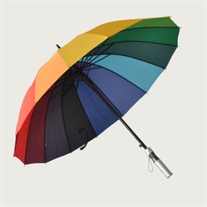 Image de colorful big size rainbow straight umbrella