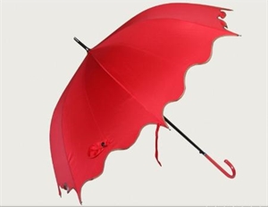 Flouncing straight umbrella/Lady straight umbrella