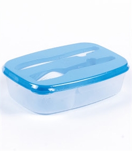 Picture of FOOD CONTAINER WITH KNIFE AND FORK